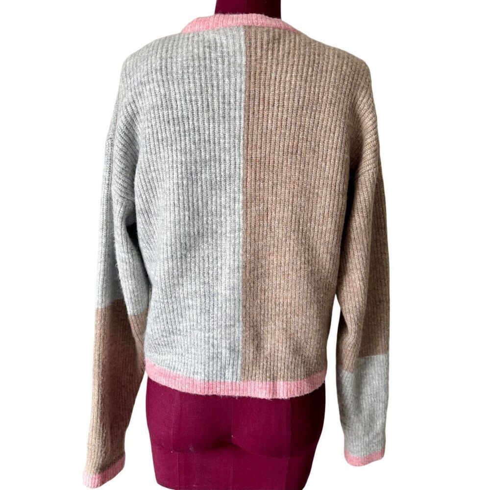 Anthropologie Saturday Sunday Lounge set‎ Top Cardigan size M Taupe Gray - Picture 4 of 12